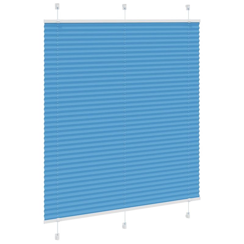 Casa si Gradina - Textile si covoare - Rulouri si jaluzele - Jaluza plisata Albastru 115x100 cm Latime tesatura 114,4 cm - Infinity.ro