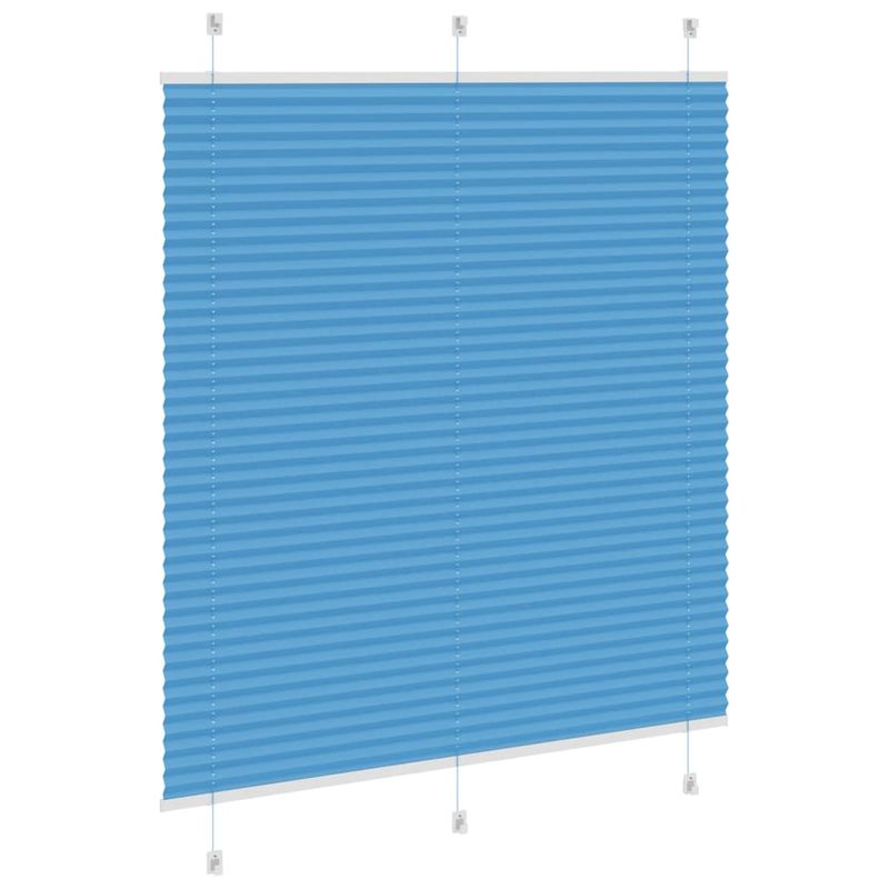 Casa si Gradina - Textile si covoare - Rulouri si jaluzele - Jaluza plisata Albastru 115x100 cm Latime tesatura 114,4 cm - Infinity.ro