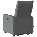 Ingrijire personala si Cosmetice - Sanatate si wellness - Articole wellness - Fotolii de masaj - Fotoliu electric masaj rabatabil cu ridicare, gri inchis textil - Infinity.ro