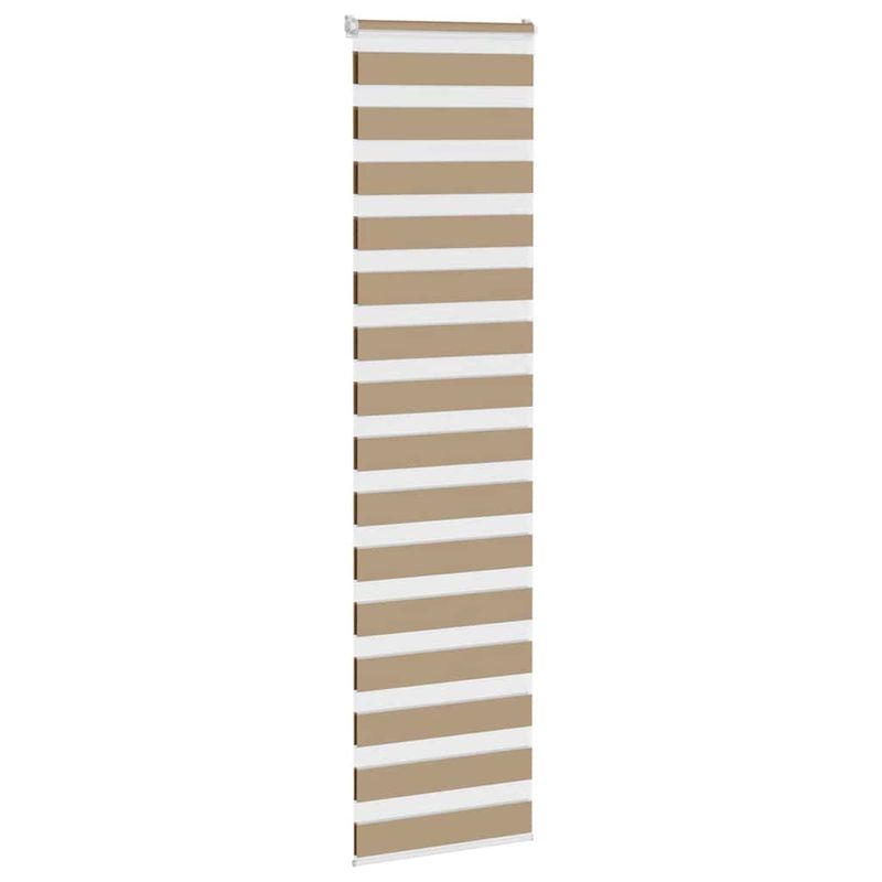 Casa si Gradina - Textile si covoare - Rulouri si jaluzele - Jaluzea tip zebra 60x200 cm latime tesatura 55,9 cm poliester, sand brown - Infinity.ro