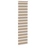 Casa si Gradina - Textile si covoare - Rulouri si jaluzele - Jaluzea tip zebra 60x200 cm latime tesatura 55,9 cm poliester, sand brown - Infinity.ro