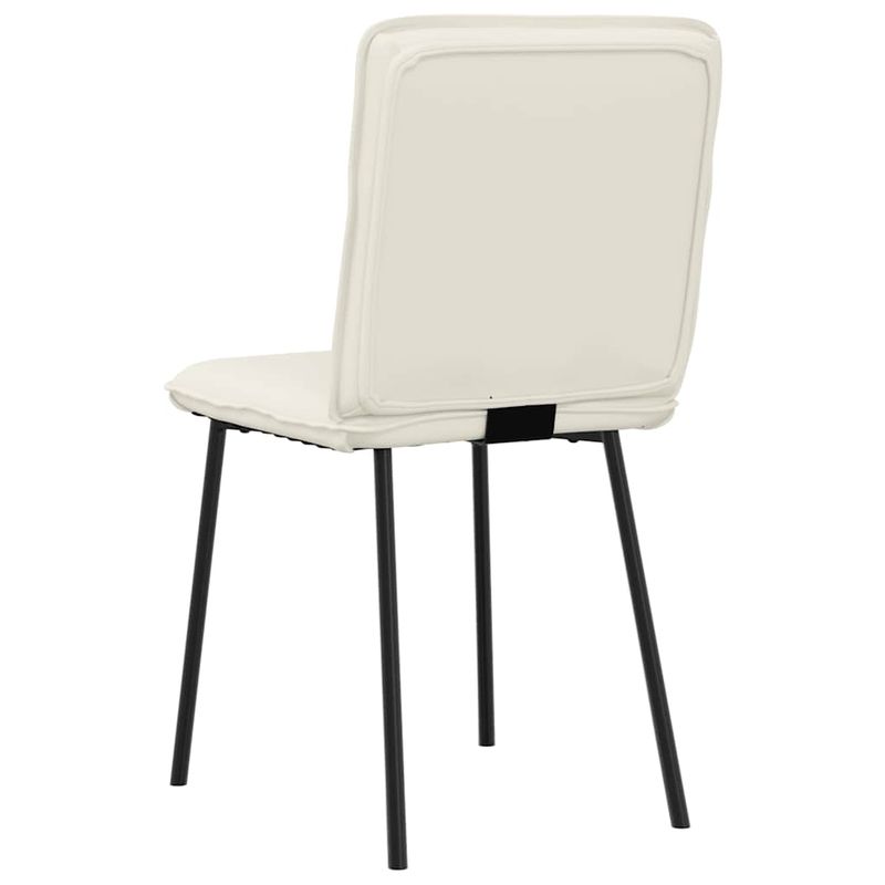 Casa si Gradina - Mobilier - Scaune si fotolii - Scaune - Scaune de bucatarie, 2 buc., crem, catifea - Infinity.ro