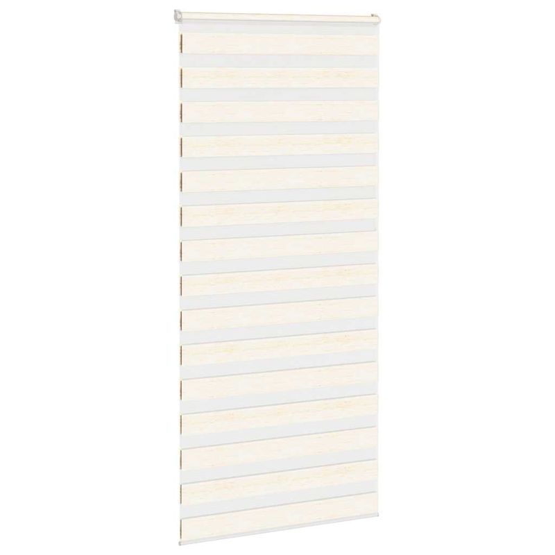 Casa si Gradina - Textile si covoare - Rulouri si jaluzele - Jaluzea tip zebra 110x230 cm latime tesatura 105,9 cm poliester, bej marmorat - Infinity.ro