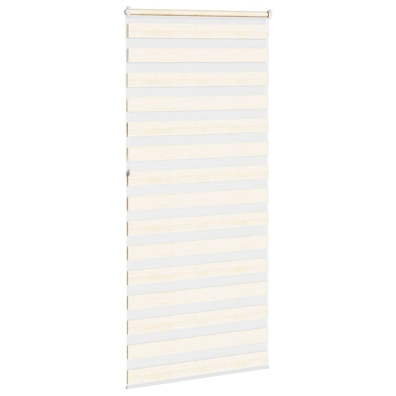 Casa si Gradina - Textile si covoare - Rulouri si jaluzele - Jaluzea tip zebra 110x230 cm latime tesatura 105,9 cm poliester, bej marmorat - Infinity.ro