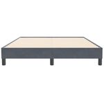 Casa si Gradina - Mobilier - Paturi si accesorii - Paturi - Cadru de pat fara saltea Gri inchis 140x210 cm catifea - Infinity.ro