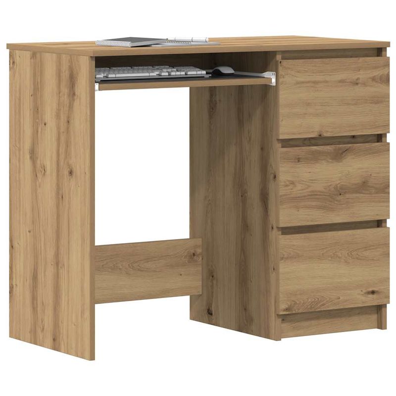 Casa si Gradina - Mobilier - Mese si birouri - Birouri - Birou Artisan Stejar 90x45x76 cm lemn prelucrat - Infinity.ro
