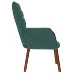 Casa si Gradina - Mobilier - Scaune si fotolii - Fotolii - Fotoliu de relaxare, verde inchis, catifea - Infinity.ro