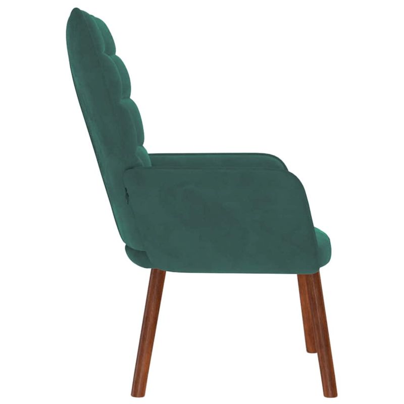 Casa si Gradina - Mobilier - Scaune si fotolii - Fotolii - Fotoliu de relaxare, verde inchis, catifea - Infinity.ro