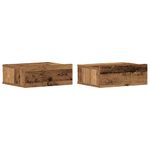 Casa si Gradina - Mobilier - Comode si corpuri - Noptiere - Noptiere plutitoare 2 buc Lemn vechi 40x32x15 cm Lemn prelucrat - Infinity.ro