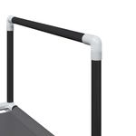 Casa si Gradina - Mobilier - Organizare si depozitare - Organizator incaltaminte - Suport pantofi 10 niveluri negru 44x28x180 cm tesatura netesa - Infinity.ro