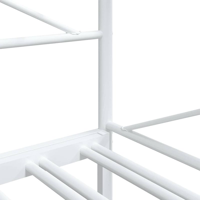 Casa si Gradina - Mobilier - Paturi si accesorii - Paturi - Pat de zi cu caut fara saltea alb 100x190 cm otel - Infinity.ro