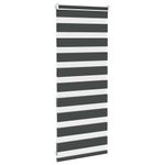 Casa si Gradina - Textile si covoare - Rulouri si jaluzele - Jaluzea tip zebra neagra latime tesatura 60,9 cm poliester, mărime 65x100 cm - Infinity.ro