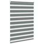 Casa si Gradina - Textile si covoare - Rulouri si jaluzele - Jaluzea tip zebra gri inchis latime tesatura 100,9 cm poliester, mărime 105x100 cm - Infinity.ro