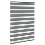 Casa si Gradina - Textile si covoare - Rulouri si jaluzele - Jaluzea tip zebra gri inchis latime tesatura 105,9 cm poliester, mărime 110x150 cm - Infinity.ro