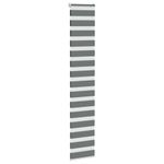 Casa si Gradina - Textile si covoare - Rulouri si jaluzele - Jaluzea tip zebra gri inchis latime tesatura 45,9 cm poliester, mărime 50x230 cm - Infinity.ro