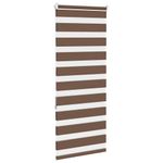 Casa si Gradina - Textile si covoare - Rulouri si jaluzele - Jaluzea tip zebra maro latime tesatura 60,9 cm poliester, mărime 65x150 cm - Infinity.ro