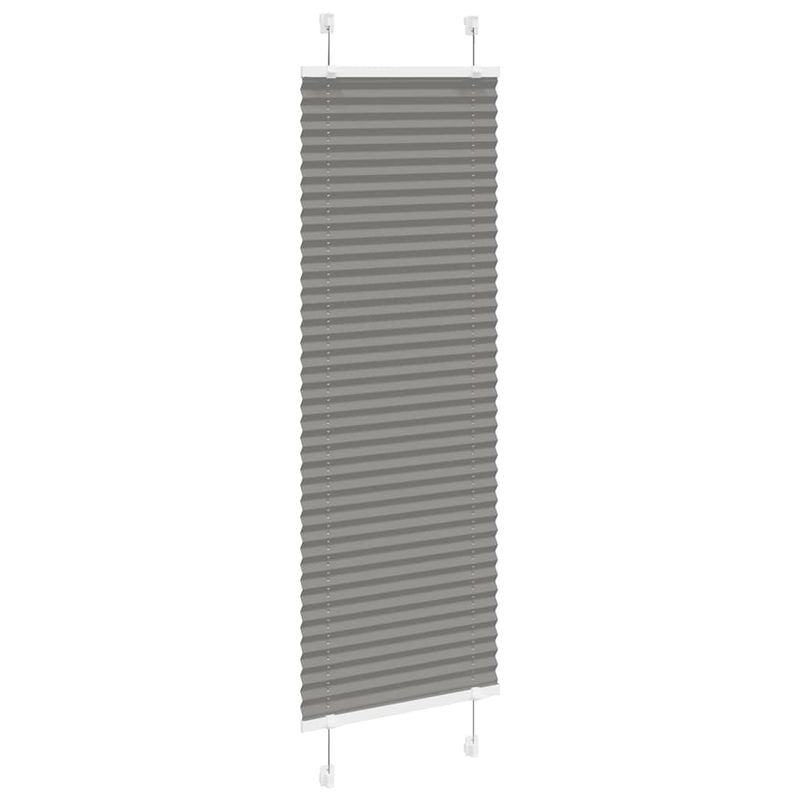 Casa si Gradina - Textile si covoare - Rulouri si jaluzele - Jaluza plisata Antracit 45x100 cm Latime tesatura 44,4 cm - Infinity.ro