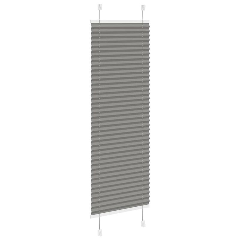 Casa si Gradina - Textile si covoare - Rulouri si jaluzele - Jaluza plisata Antracit 45x100 cm Latime tesatura 44,4 cm - Infinity.ro