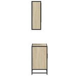 Casa si Gradina - Mobilier - Seturi de mobilier - Seturi baie - Set mobilier de baie, 2 piese, stejar sonoma, lemn prelucrat - Infinity.ro