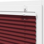 Casa si Gradina - Textile si covoare - Rulouri si jaluzele - Jaluza plisata Bordeaux Rosu 65x150 cm Latime material 64,4 cm - Infinity.ro