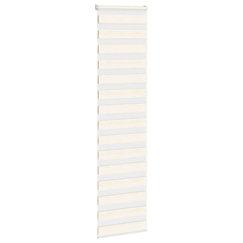Casa si Gradina - Textile si covoare - Rulouri si jaluzele - Jaluzea tip zebra 55x230 cm latime tesatura 50,9 cm poliester, bej marmorat - Infinity.ro
