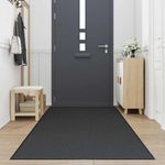 Casa si Gradina - Textile si covoare - Covoare - Covorase intrare - Pres negru 115x300 cm - Infinity.ro