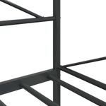 Casa si Gradina - Mobilier - Paturi si accesorii - Paturi - Pat de zi fara saltea Negru 107x203 cm Otel - Infinity.ro