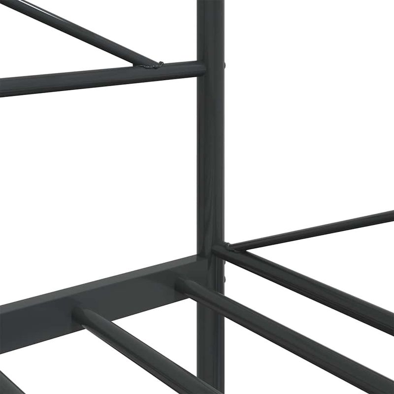 Casa si Gradina - Mobilier - Paturi si accesorii - Paturi - Pat de zi fara saltea Negru 107x203 cm Otel - Infinity.ro