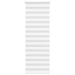 Casa si Gradina - Textile si covoare - Rulouri si jaluzele - Jaluzea tip zebra alb latime tesatura 70,9 cm poliester, mărime 75x230 cm - Infinity.ro