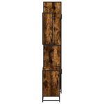 Casa si Gradina - Mobilier - Seturi de mobilier - Seturi baie - Set mobilier de baie, 3 piese, stejar fumuriu, lemn prelucrat - Infinity.ro