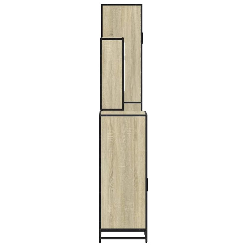 Casa si Gradina - Mobilier - Seturi de mobilier - Seturi baie - Set de mobilier de baie din 4 piese din lemn de stejar Sonoma - Infinity.ro