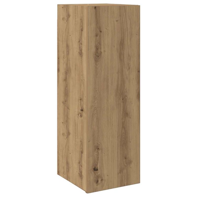 Casa si Gradina - Mobilier - Seturi de mobilier - Seturi living - Set dulap TV 4 piese montat pe perete Stejar artizanal - Infinity.ro