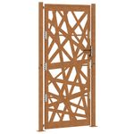 Casa si Gradina - Constructii - Usi interior, exterior si garaj - Usi garaj - Poarta de gradina Design cu lumina otel rezistent la intemperii, mărime 105x205 cm - Infinity.ro