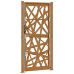 Casa si Gradina - Constructii - Usi interior, exterior si garaj - Usi garaj - Poarta de gradina Design cu lumina otel rezistent la intemperii, mărime 105x205 cm - Infinity.ro