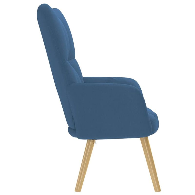 Casa si Gradina - Mobilier - Scaune si fotolii - Fotolii - Fotoliu de relaxare, albastru, material textil - Infinity.ro