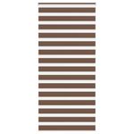 Casa si Gradina - Textile si covoare - Rulouri si jaluzele - Jaluzea tip zebra maro latime tesatura 95,9 cm poliester, mărime 100x230 cm - Infinity.ro