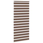 Casa si Gradina - Textile si covoare - Rulouri si jaluzele - Jaluzea tip zebra maro latime tesatura 95,9 cm poliester, mărime 100x230 cm - Infinity.ro