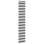 Casa si Gradina - Textile si covoare - Rulouri si jaluzele - Jaluzea tip zebra gri inchis latime tesatura 40,9 cm poliester, mărime 45x200 cm - Infinity.ro
