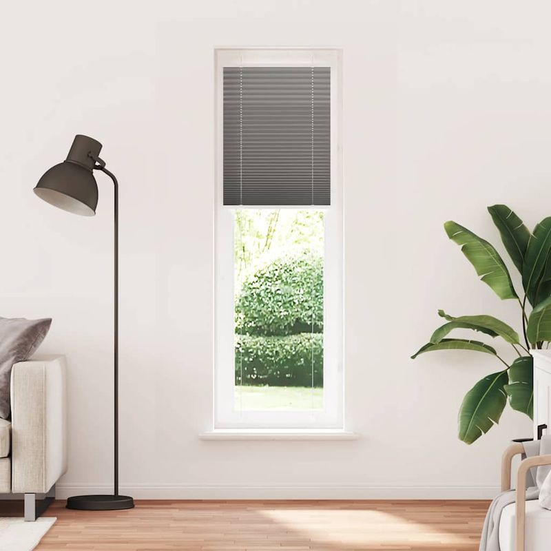 Casa si Gradina - Textile si covoare - Rulouri si jaluzele - Jaluza plisata Antracit 55x200 cm Latime tesatura 54,4 cm - Infinity.ro