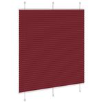 Casa si Gradina - Textile si covoare - Rulouri si jaluzele - Jaluza plisata Bordeaux Rosu 115x100 cm Latime tesatura - Infinity.ro