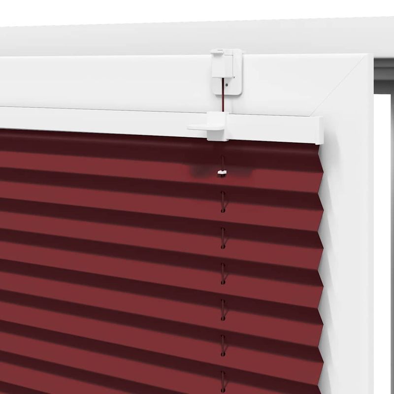 Casa si Gradina - Textile si covoare - Rulouri si jaluzele - Jaluza plisata Bordeaux Rosu 95x150 cm Latime tesatura 94,4 cm - Infinity.ro