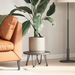 Casa si Gradina - Mobilier - Feronerie si accesorii mobila - Picioare de masa in ac de par 4 buc Otel natural Otel solid, model 2 rods, mărime 20 cm - Infinity.ro