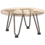 Casa si Gradina - Mobilier - Feronerie si accesorii mobila - Picioare de masa in ac de par 4 buc Otel natural Otel solid, model 2 rods, mărime 20 cm - Infinity.ro