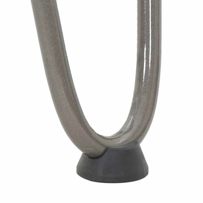 Casa si Gradina - Mobilier - Feronerie si accesorii mobila - Picioare de masa in ac de par 4 buc Otel natural Otel solid, model 2 rods, mărime 20 cm - Infinity.ro