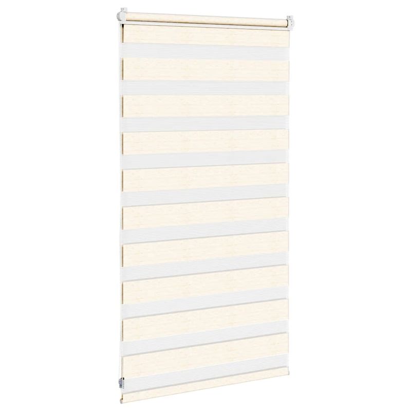 Casa si Gradina - Textile si covoare - Rulouri si jaluzele - Jaluzea tip zebra 80x100 cm latime tesatura 75,9 cm poliester, bej marmorat - Infinity.ro