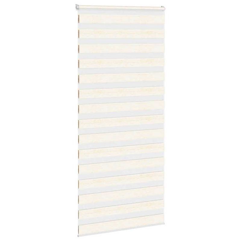 Casa si Gradina - Textile si covoare - Rulouri si jaluzele - Jaluzea tip zebra 115x200 cm latime tesatura 110,9 cm poliester, bej marmorat - Infinity.ro