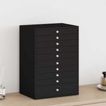 Casa si Gradina - Sanitare - Suporturi si accesorii baie - Accesorii baie - Cutie de bijuterii 10 straturi cu suport pentru ceasuri negru - Infinity.ro