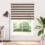 Casa si Gradina - Textile si covoare - Rulouri si jaluzele - Jaluzea tip zebra maro latime tesatura 155,9 cm poliester, mărime 160x230 cm - Infinity.ro