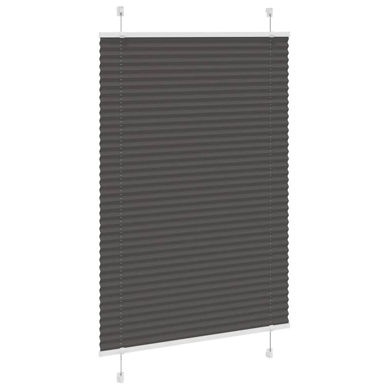 Casa si Gradina - Textile si covoare - Rulouri si jaluzele - Jaluza plisata negru 95x150 cm Latime tesatura 94,4cm poliester - Infinity.ro