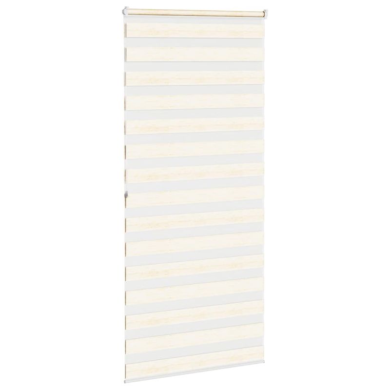 Casa si Gradina - Textile si covoare - Rulouri si jaluzele - Jaluzea tip zebra 100x200 cm latime tesatura 95,9 cm poliester, bej marmorat - Infinity.ro